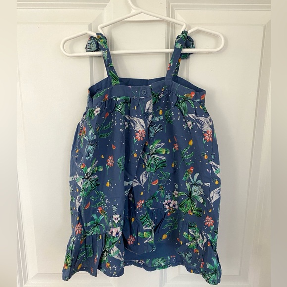 Gap Floral Navy Dress - Size 18-24 months - Picture 2 of 3